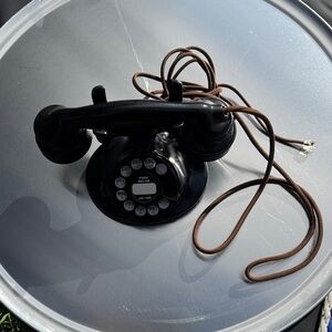 Vintage Black Rotary Phone